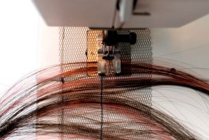 sewing wefts