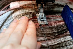 sewing wefts