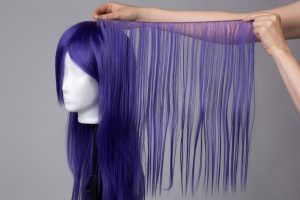 Wig with matching weft