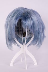 collapsible plastic wig stand