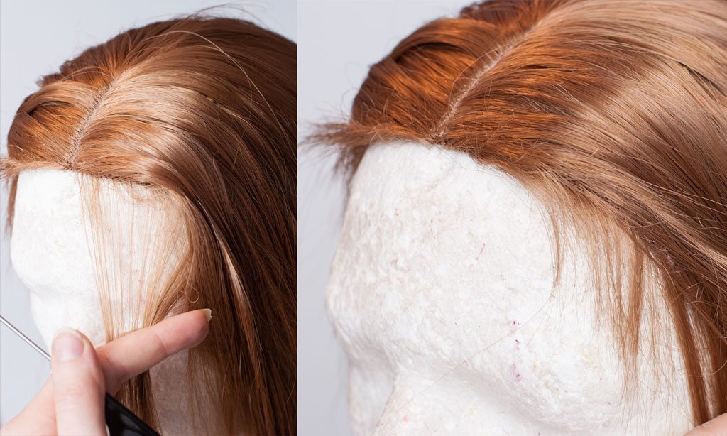wig hairline with baby hair