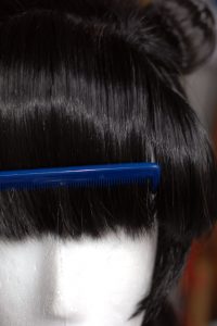 feathered bangs