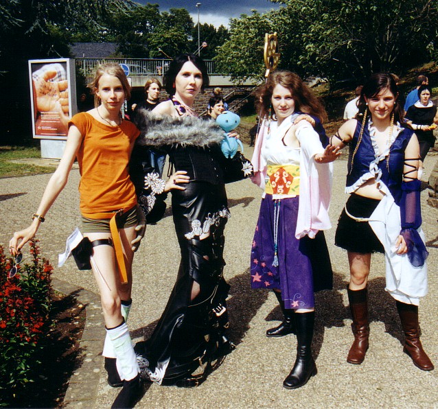 final fantasy x cosplay group