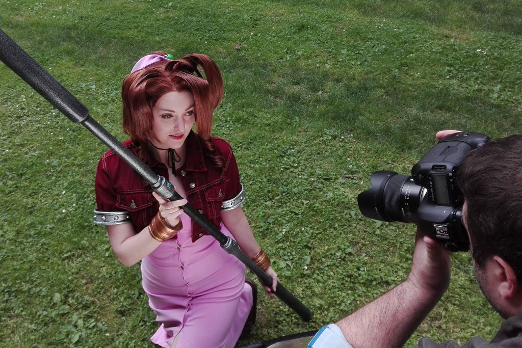 aerith photoshoot
