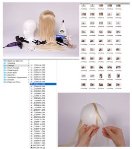 wig book camera roll
