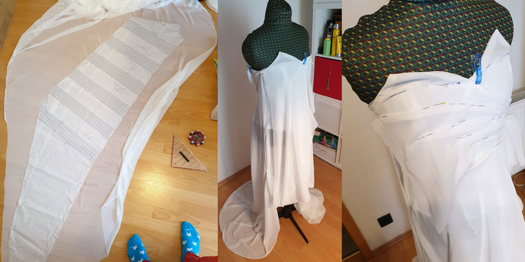 draped belldandy dress