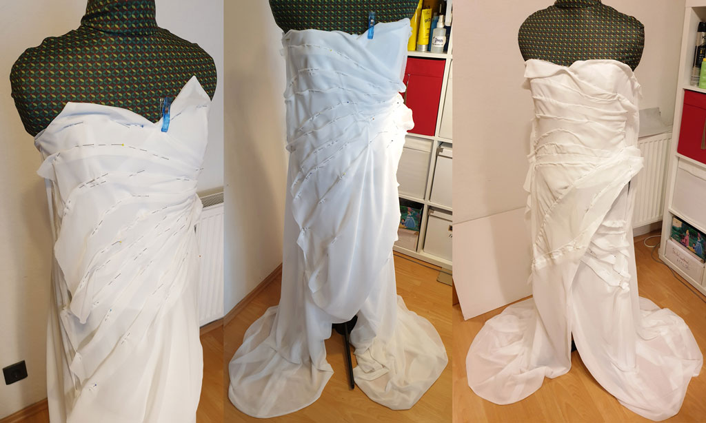 draped belldandy dress