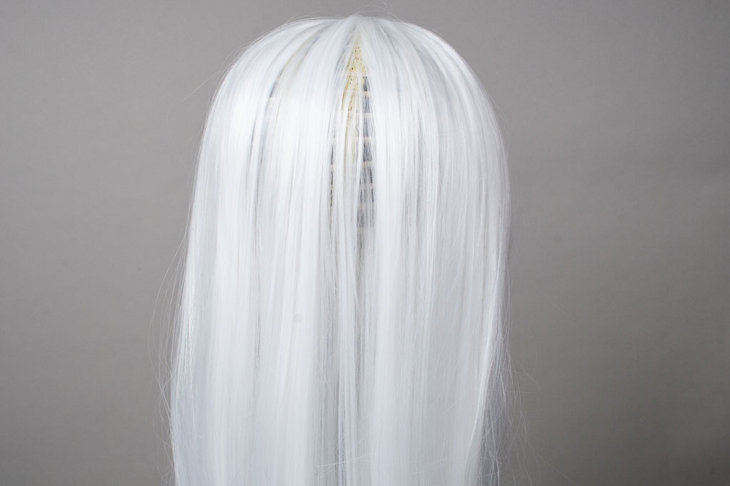 thin white wig