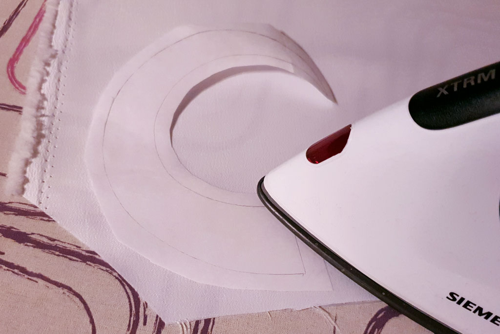ironing on applique