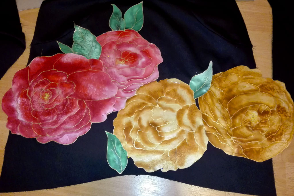 pinned applique