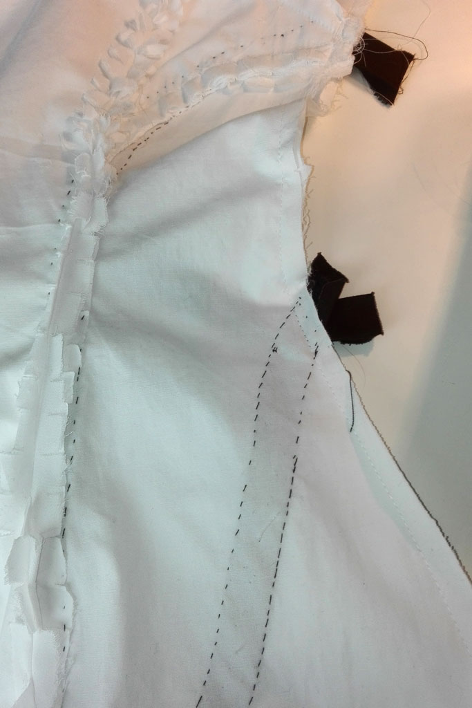 violet applique underside