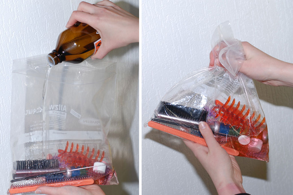 cleaning tools with alcohol