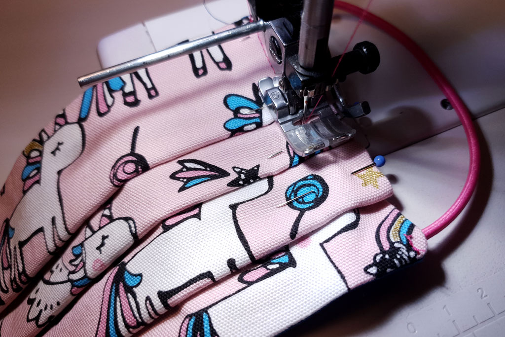stitching pleats