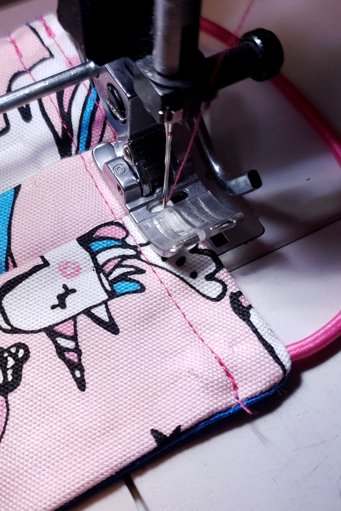 stitching pleats