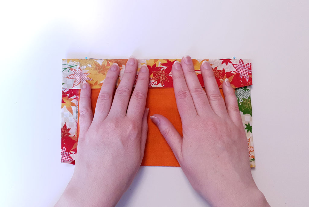 pleating step 3