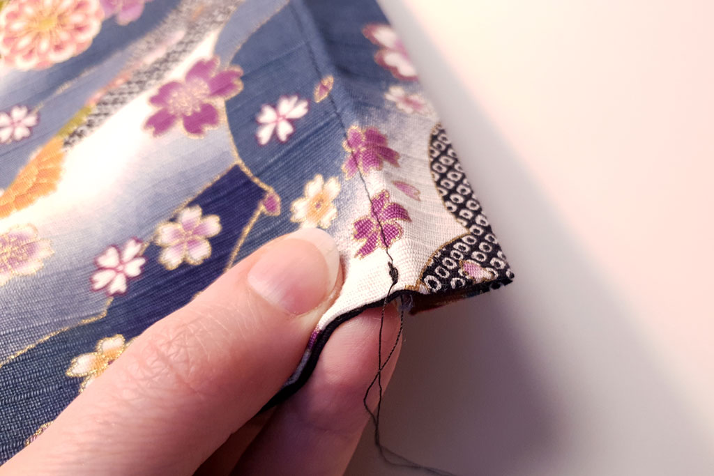 side seam detail