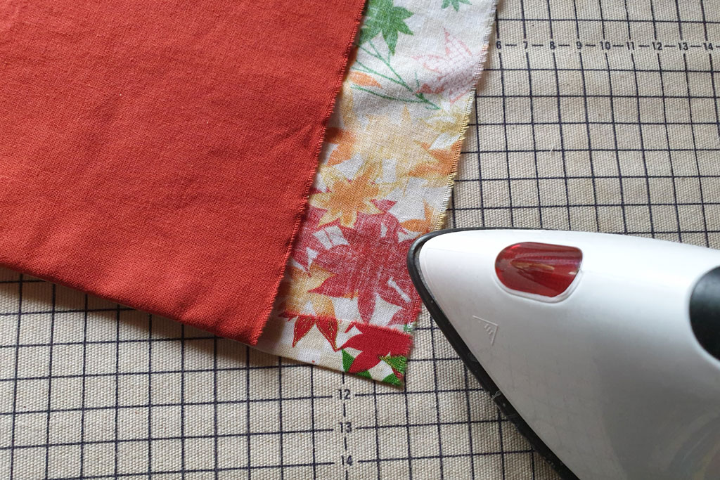 press seam allowance