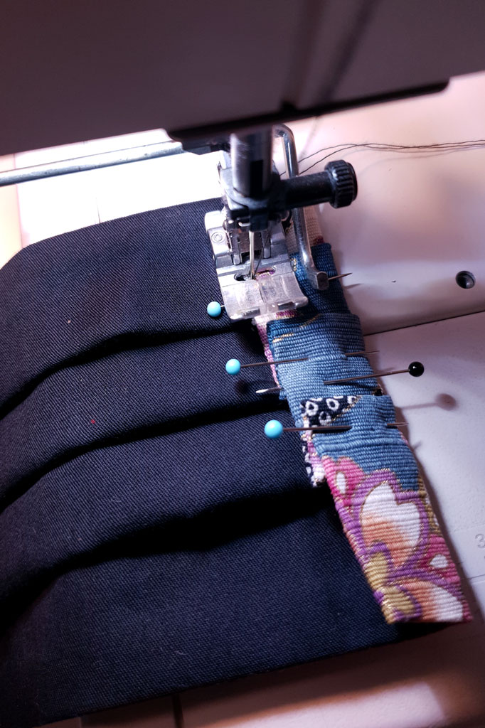 stitch pleats