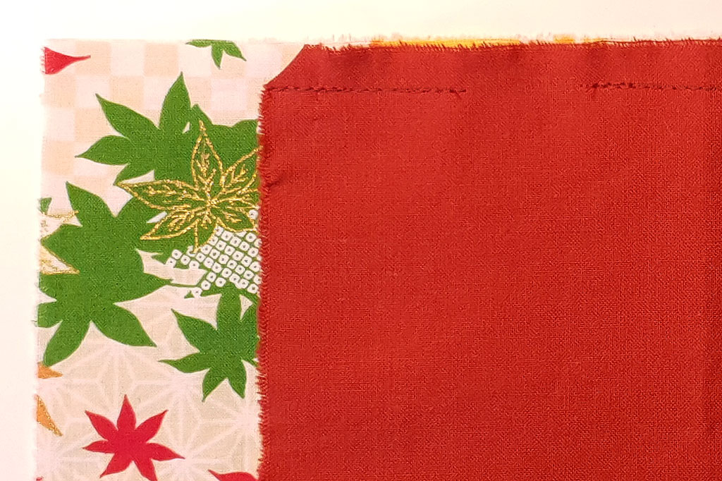 top seam detail