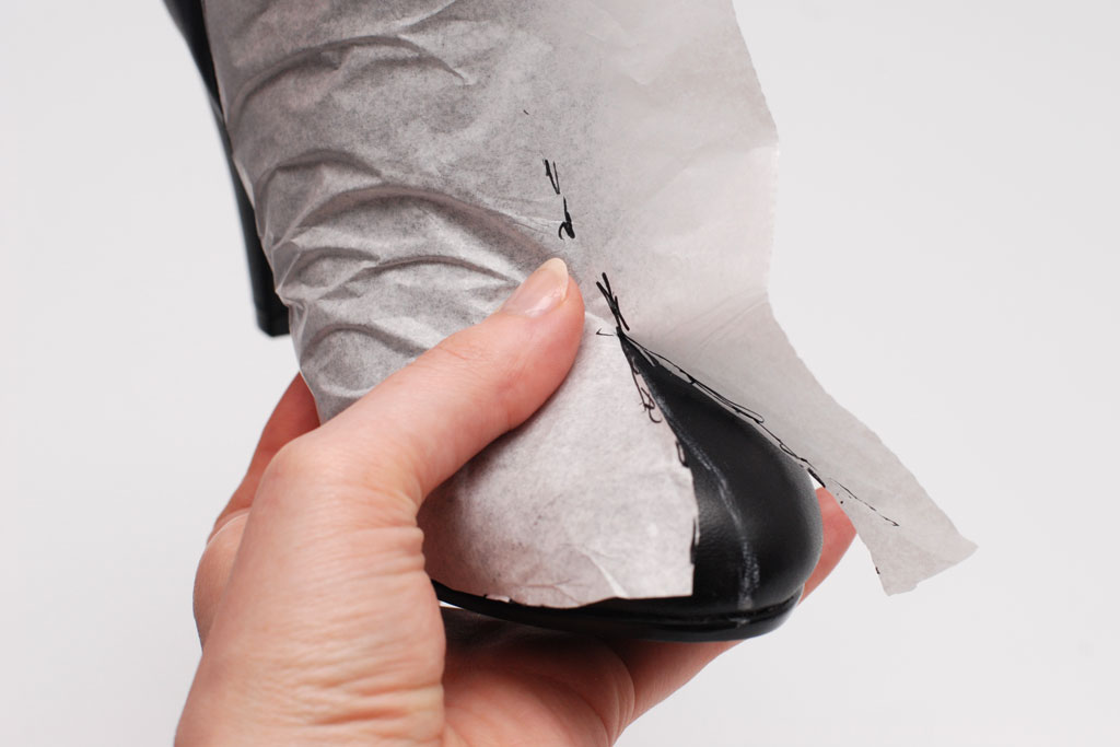 tracing boot pattern