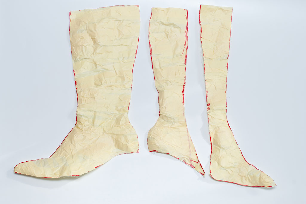 duct tape boot pattern
