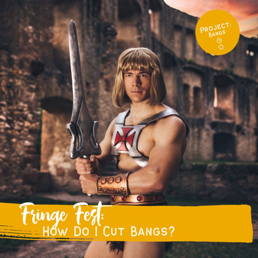 wig book bangs tutorial