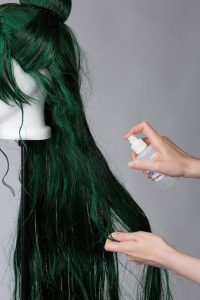 tangled wig and spray