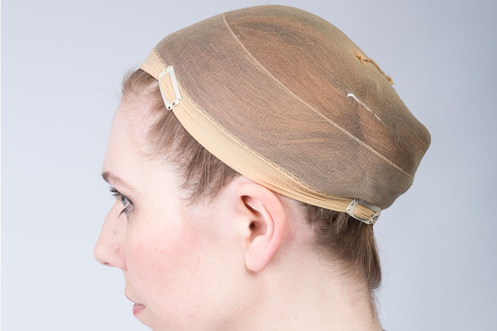 hair under wig cap