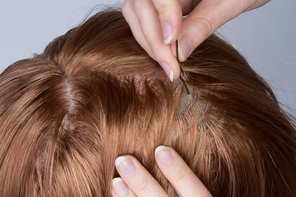 hairpin in a wig